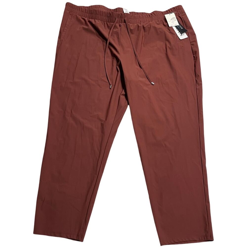 NWT Retrology Joggers Stretch Pull On Pants Womens Plus Size 3X Rust W0953AX11RT